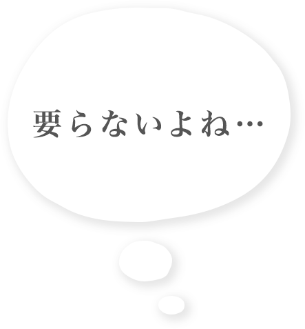 母親「なくてもいいんじゃない」