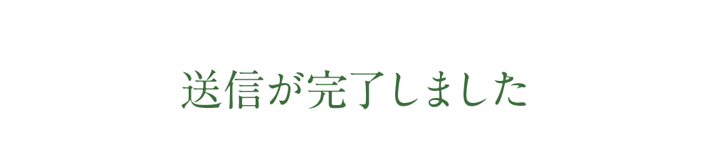 送信が完了しました