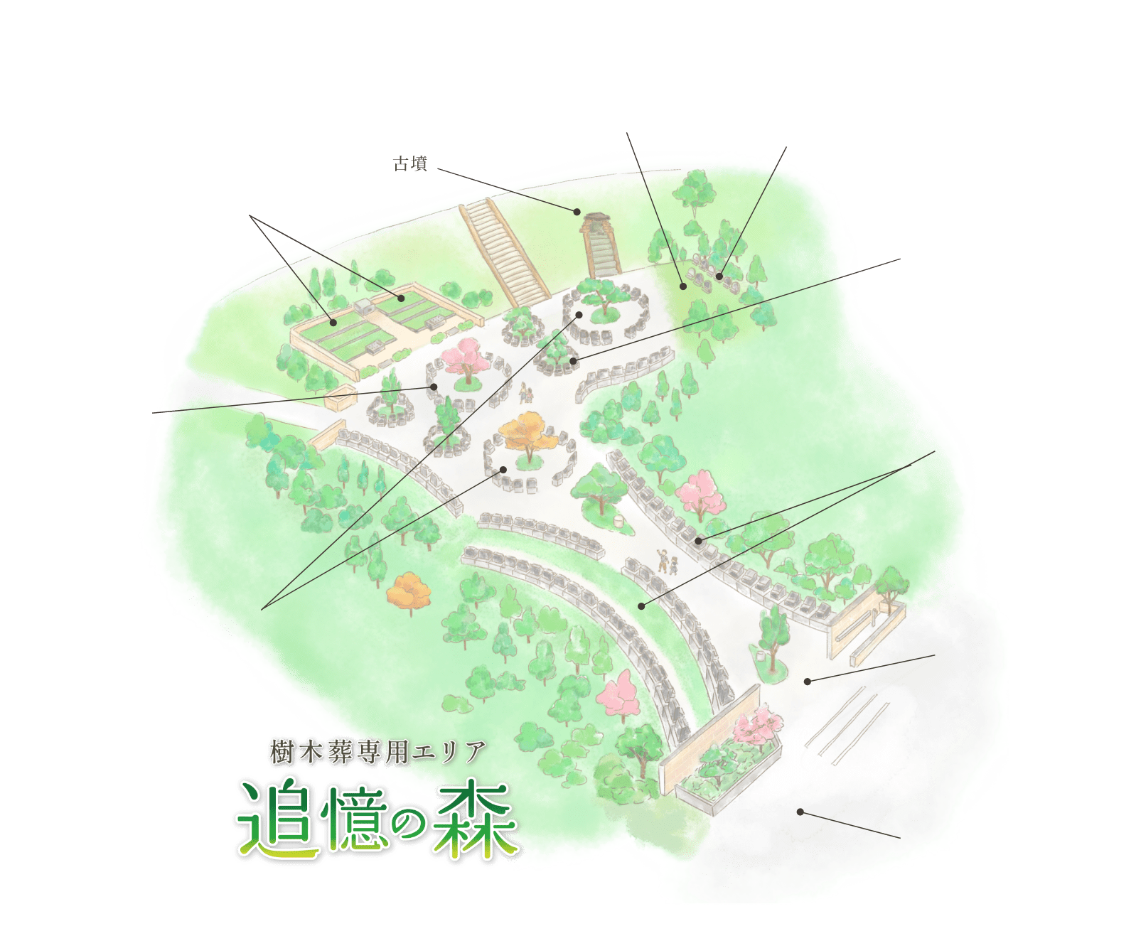 樹木葬専用エリア