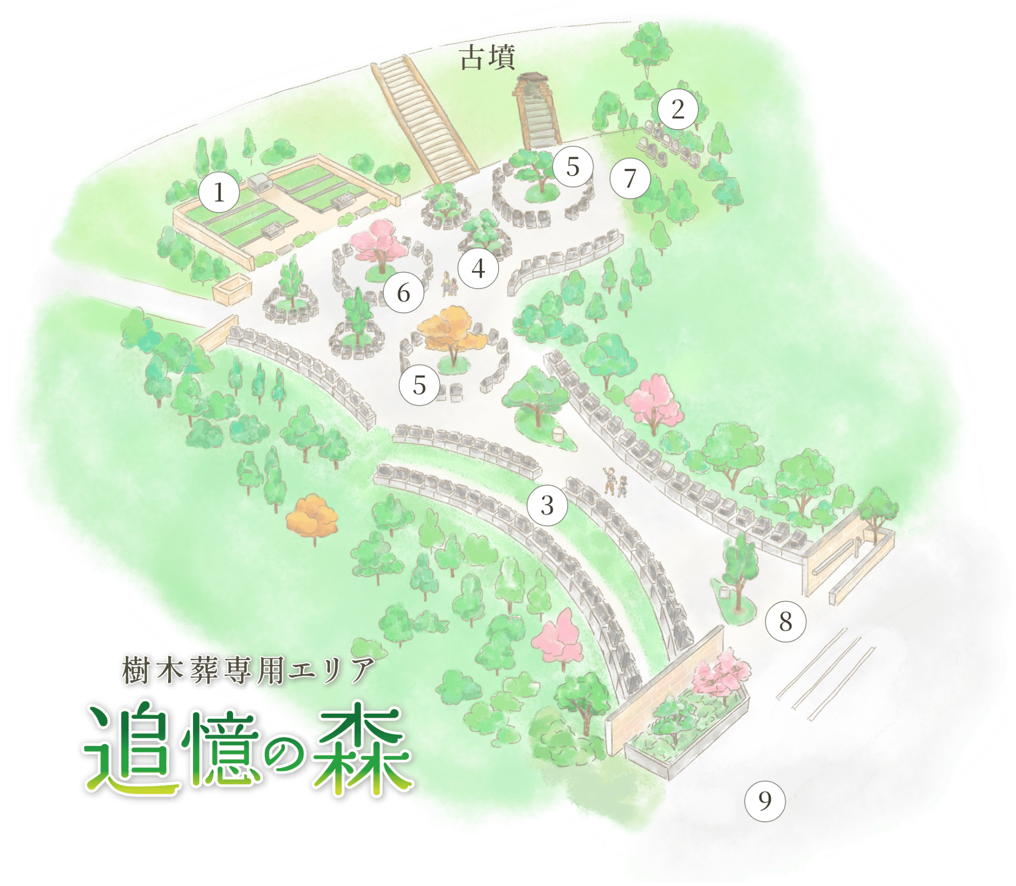 樹木葬専用エリア