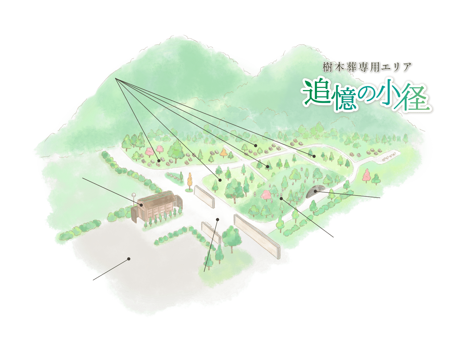 樹木葬専用エリア