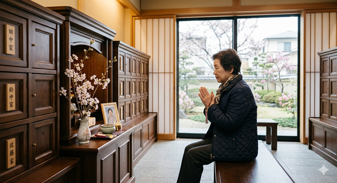 季節の変わり目と納骨堂