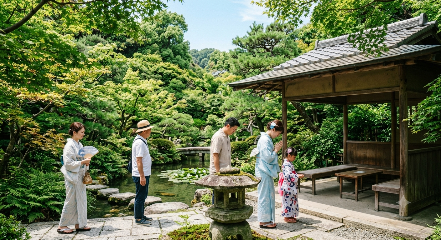 暑さが増す季節のお参り